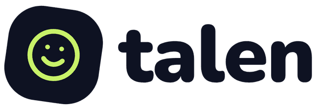 talen logo on lime