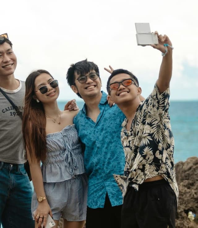 a group of friends hanging out